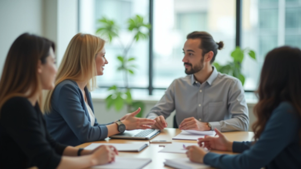 Communication skills training workshop with participants in active learning session